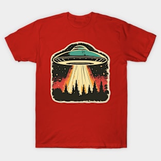 area 51, aliens, resident alien, abduction, alien invasion, ufo, sci fi, extraterrestrial, space, roswell, flying saucer, ufos T-Shirt